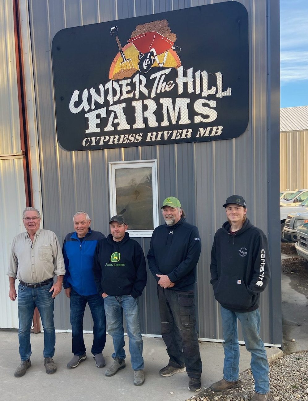 Diamond level donation from Under The Hill Farms Ltd.