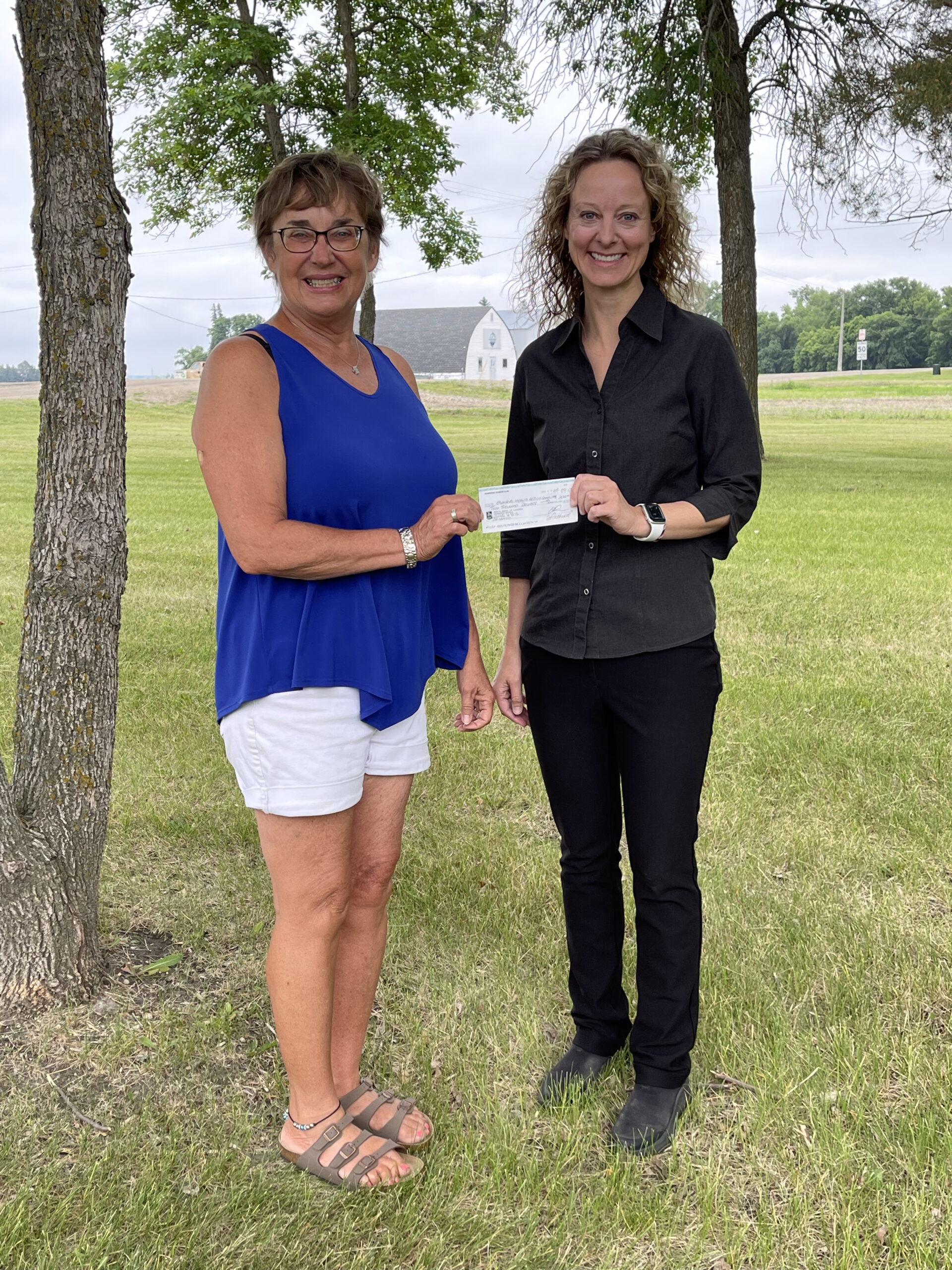 Bronze Level donation from Wawanesa Women’s Club